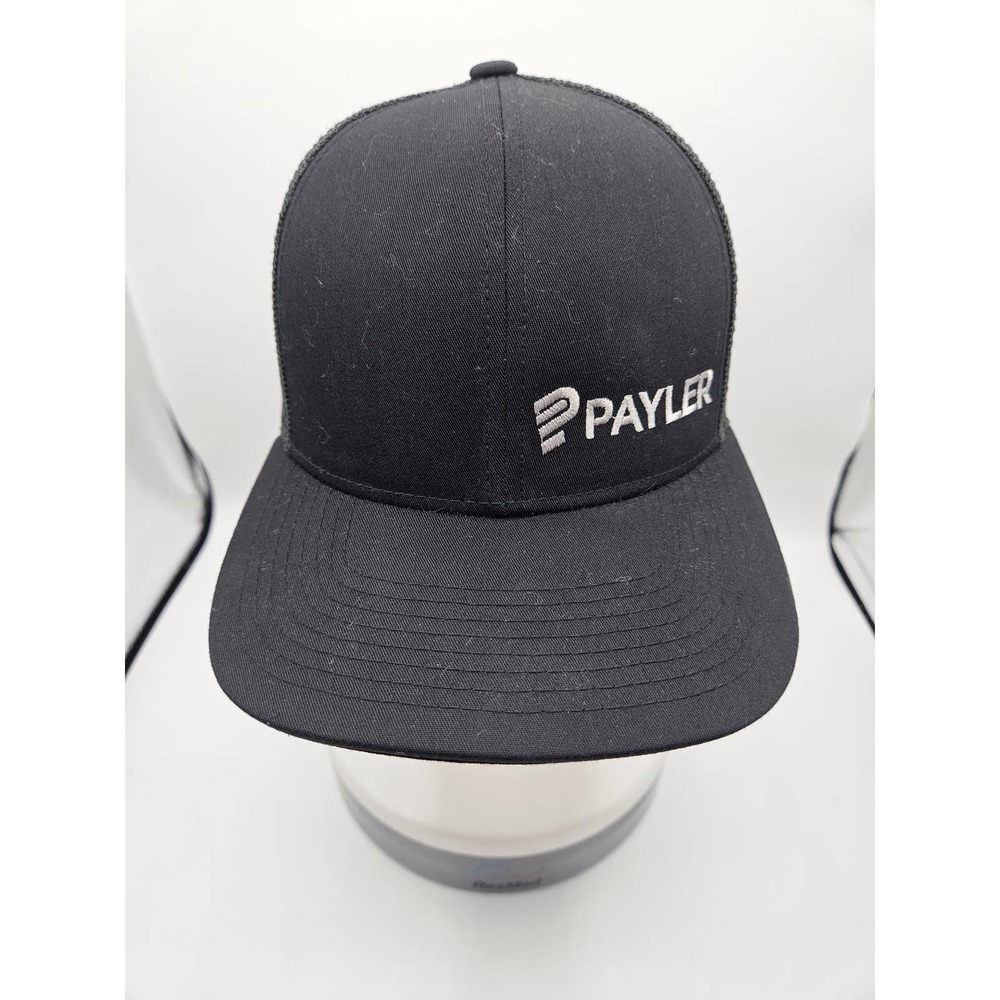 Pacific Headwear 104C Trucjer Cap Gray Black Payler Mesh Back Snap Back